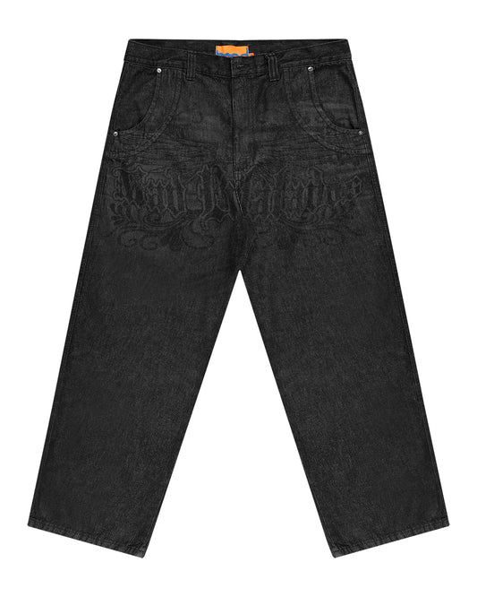 CALÇA JEANS ASAS (PRETO)