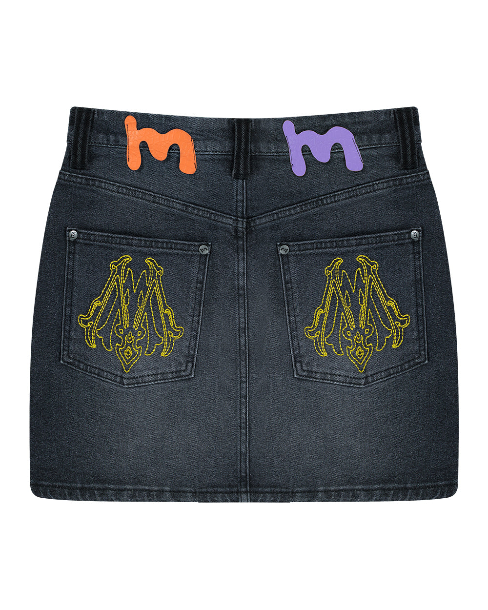 SAIA CURTA JEANS MAD ROCK