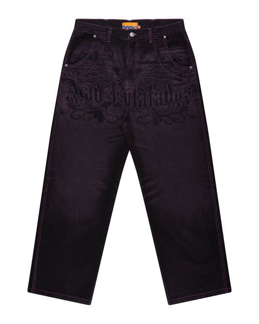 CALÇA JEANS ASAS (LILÁS)