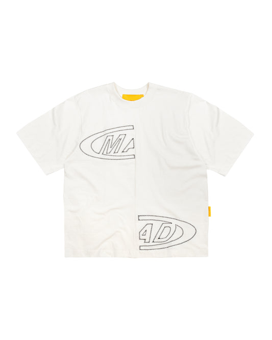 CAMISETA PORTAL BORDADA  (OFF WHITE)