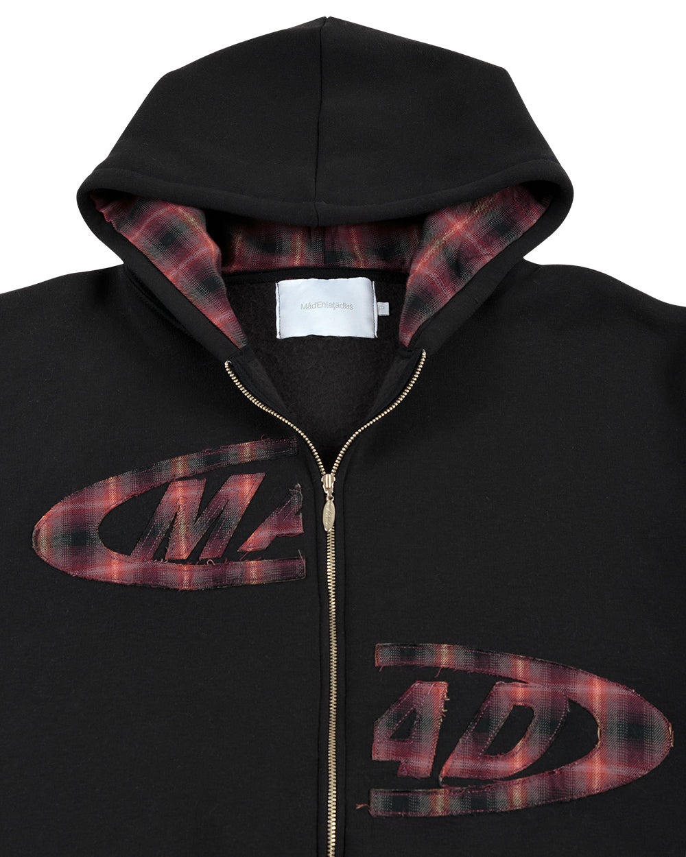 BLUSA MOLETOM PORTAL XADREZ (PRETO)