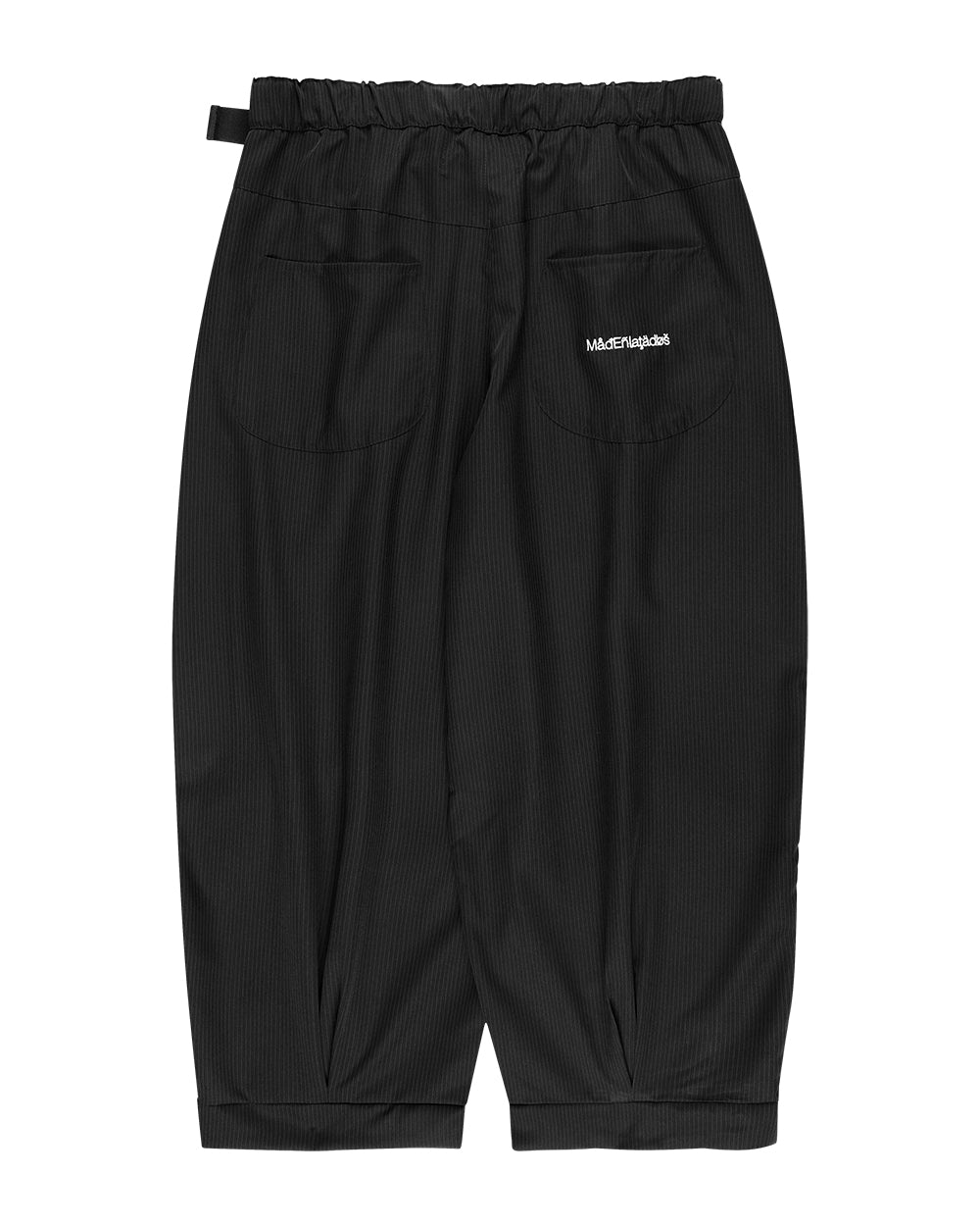 CALÇA BALÃO COM PREGAS - RISCA DE GIZ (PRETO)