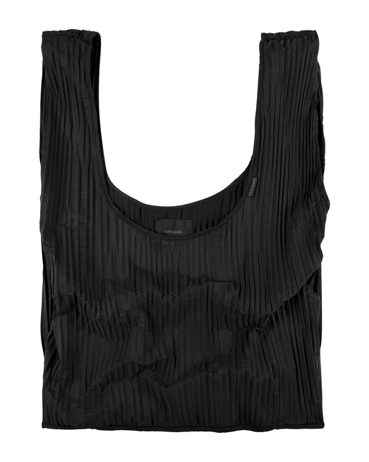 BOLSA SACOLA PLISSADA (PRETO)