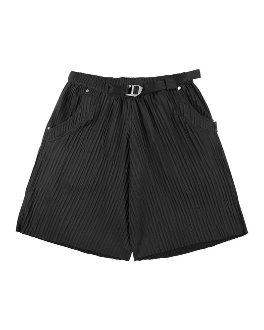 BERMUDA BALÃO 3/4 PLISSADA (PRETO)