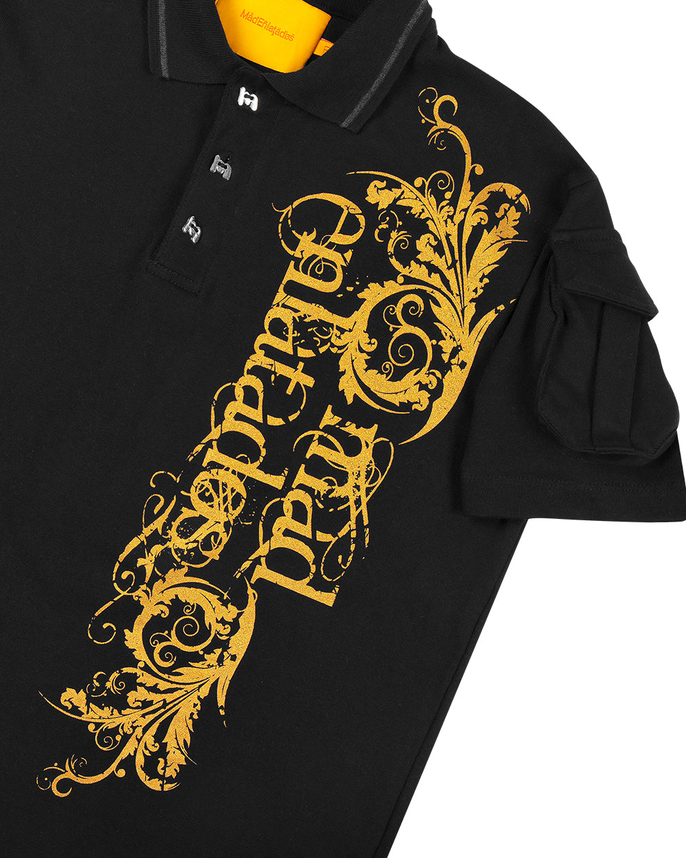 POLO MAD GOLD (PRETO)