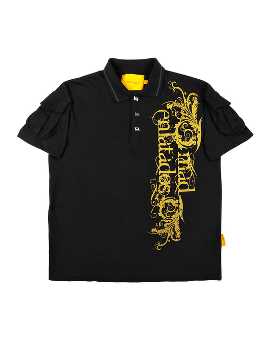 POLO MAD GOLD (PRETO)