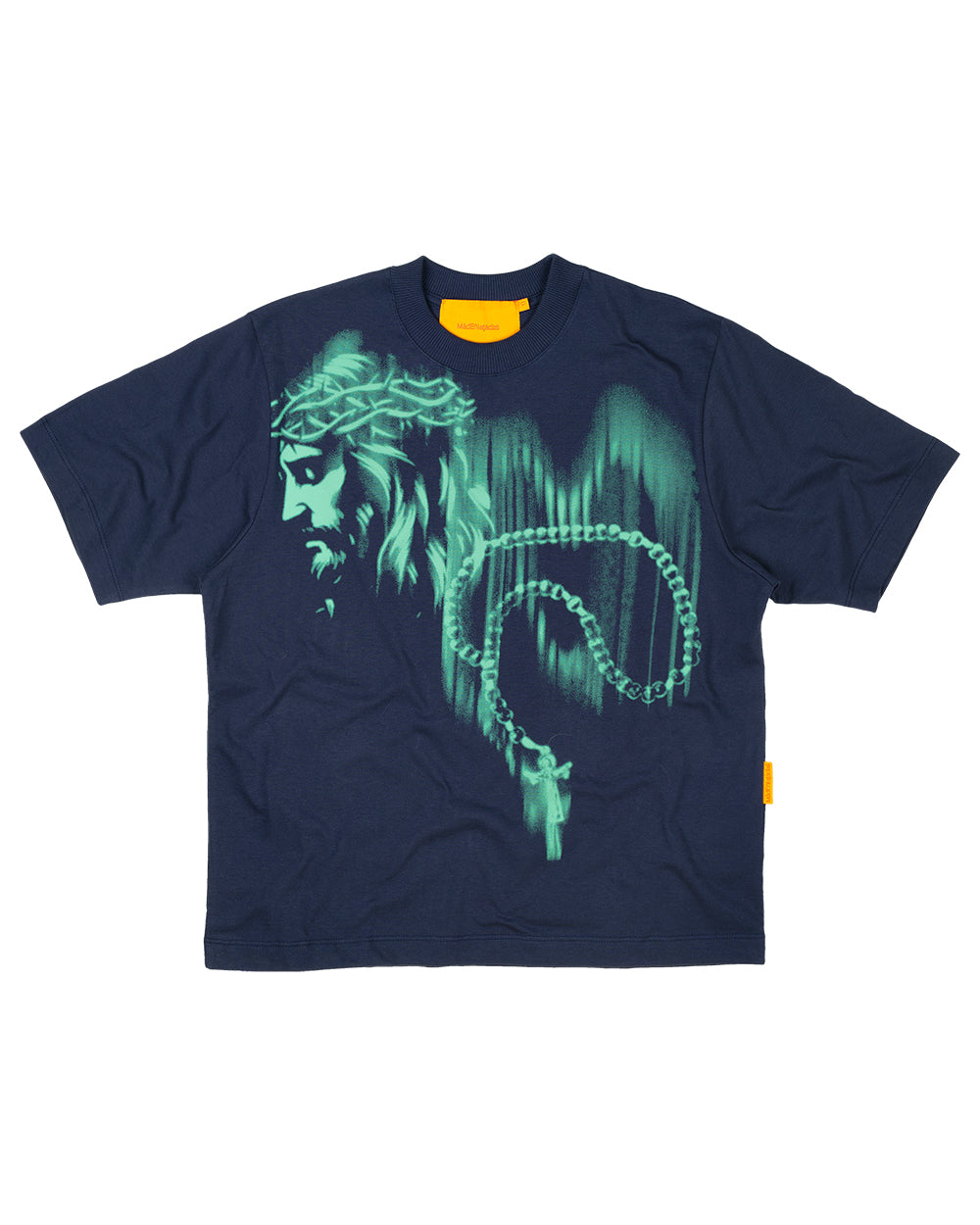 CAMISETA CRUCIFIXO (AZUL MARINHO)