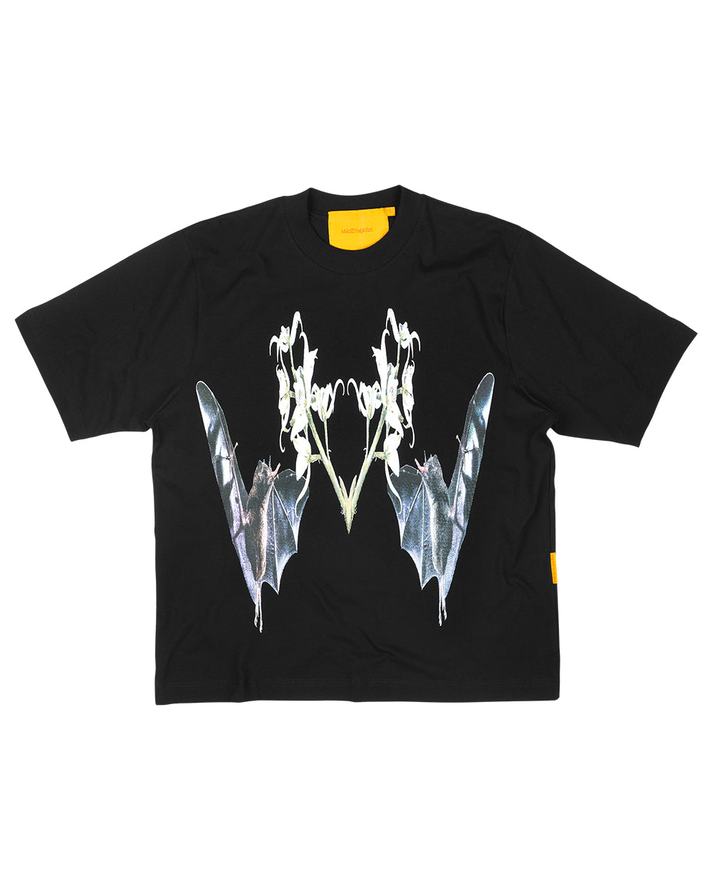 CAMISETA M DE MORCEGO (PRETO)