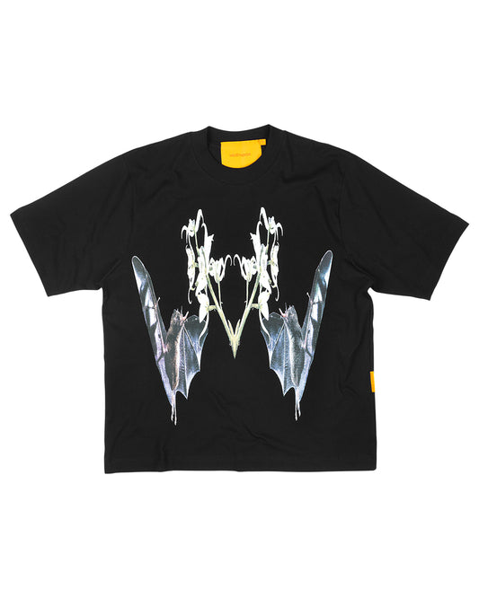 CAMISETA M DE MORCEGO (PRETO)