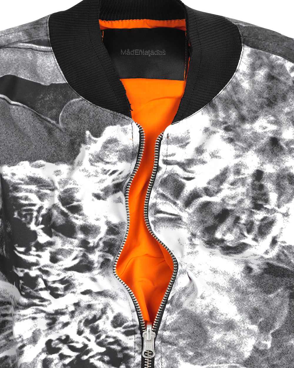 JAQUETA BOMBER - SACRIFÍCIO (LARANJA/FULL-PRINT)