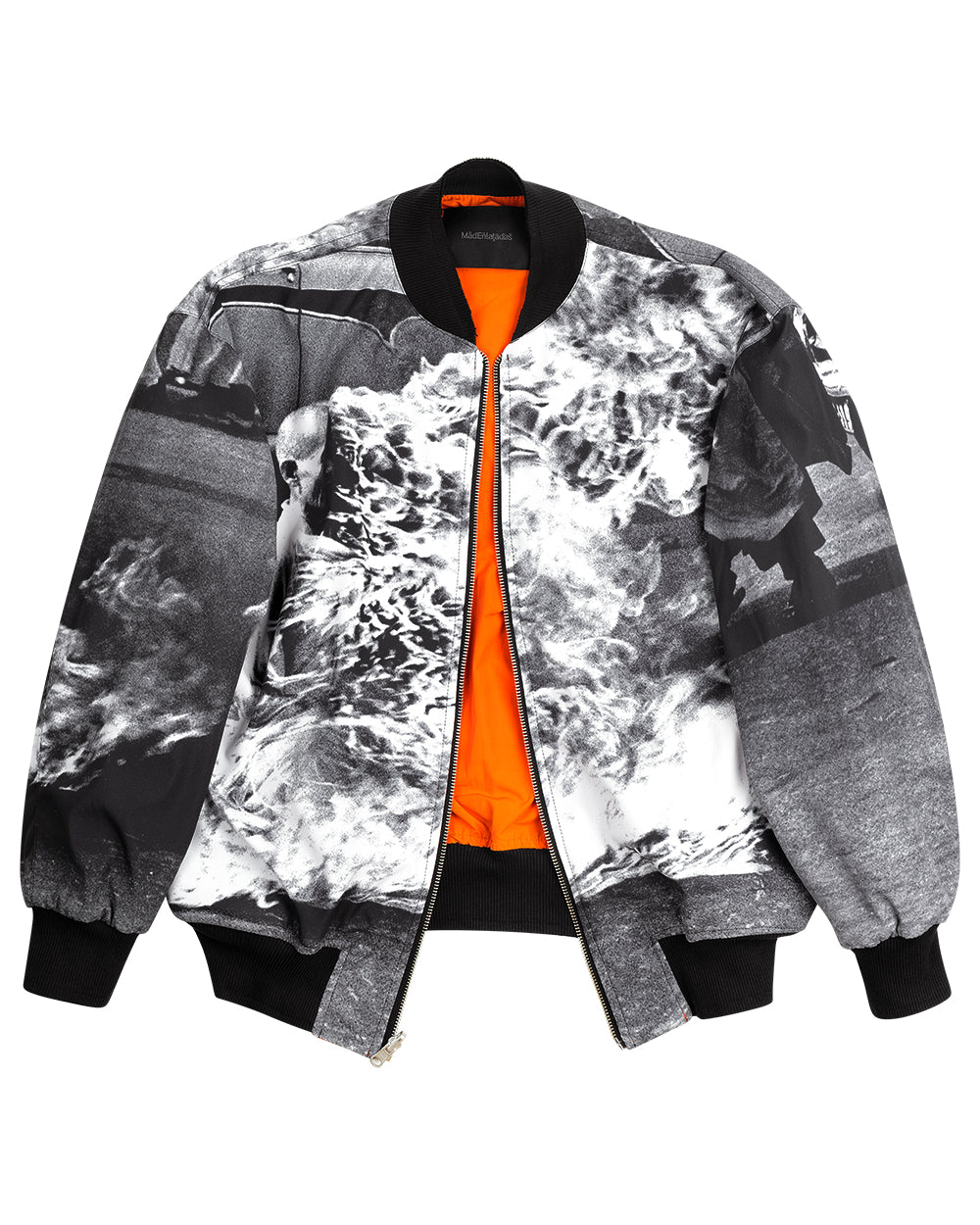 JAQUETA BOMBER - SACRIFÍCIO (LARANJA/FULL-PRINT)
