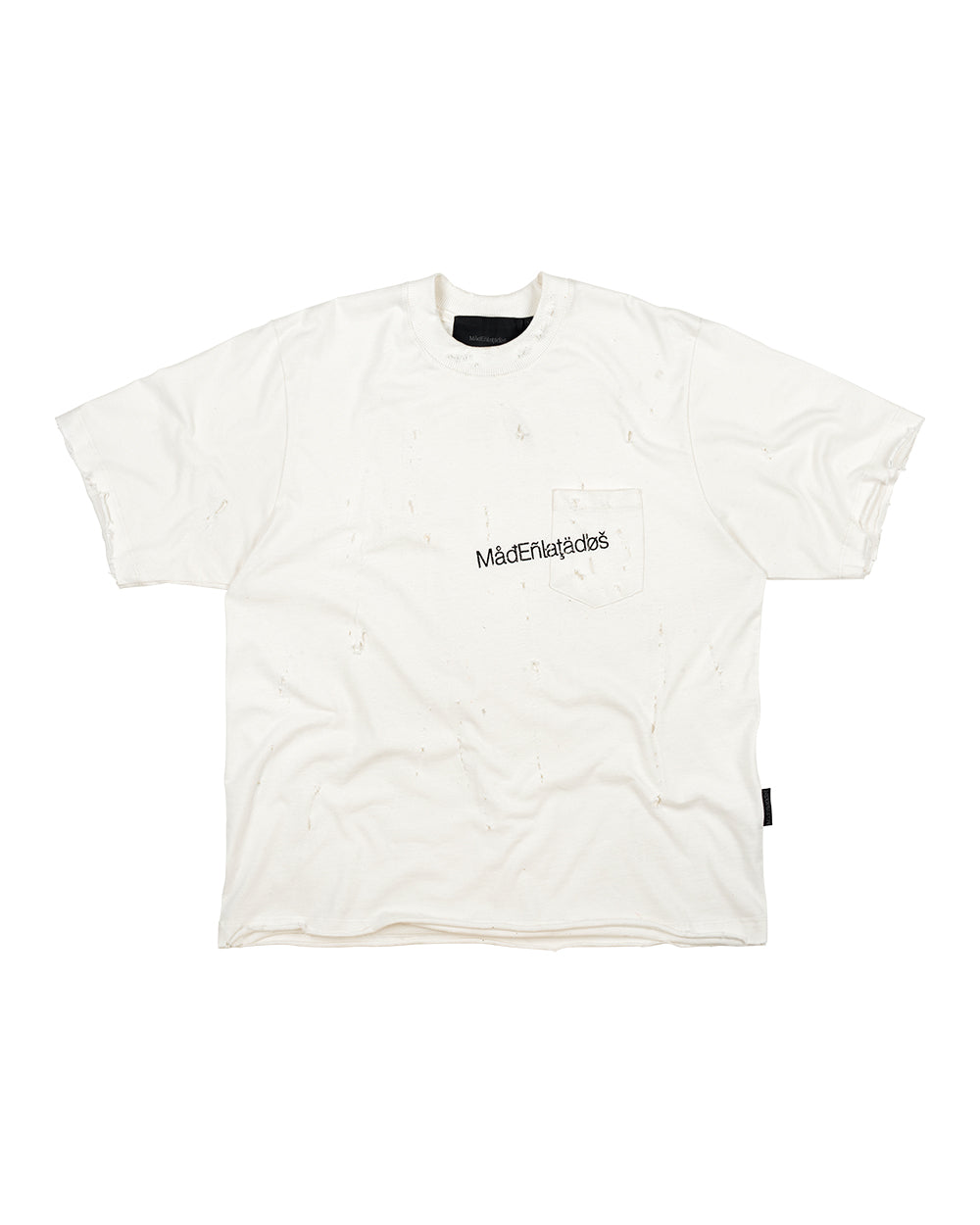 CAMISETA DESTRUÍDA (OFF WHITE)