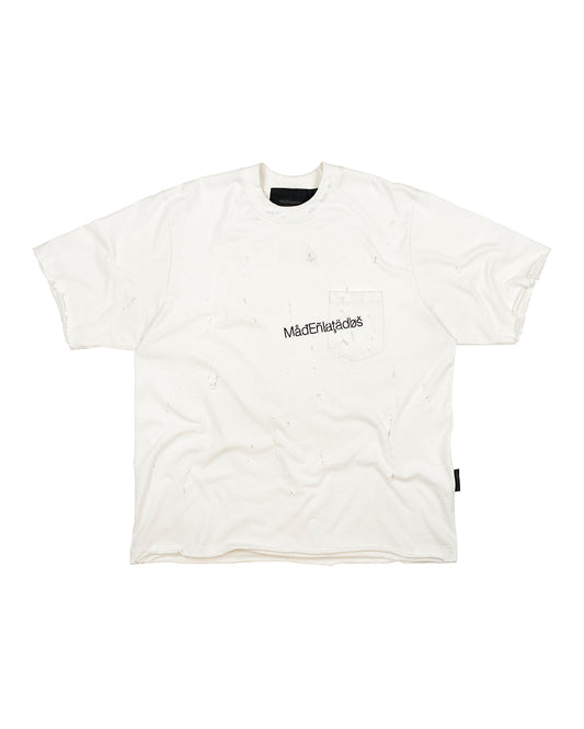 CAMISETA DESTRUÍDA (OFF WHITE)