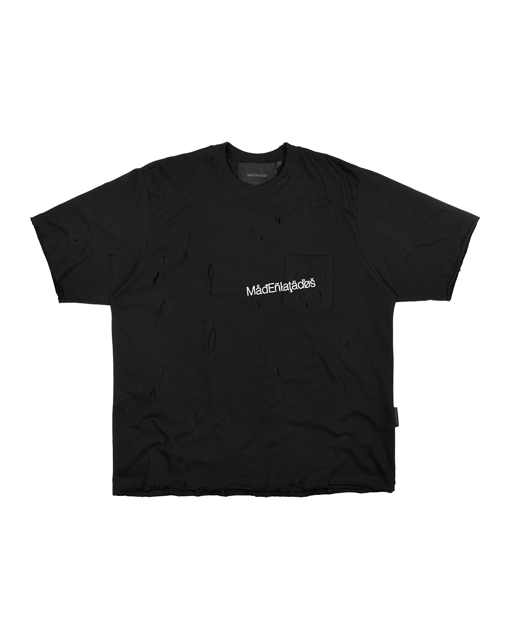 CAMISETA DESTRUÍDA (PRETO)