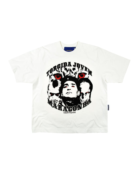 CAMISETA TORCIDA MARACONHA (OFF WHITE)