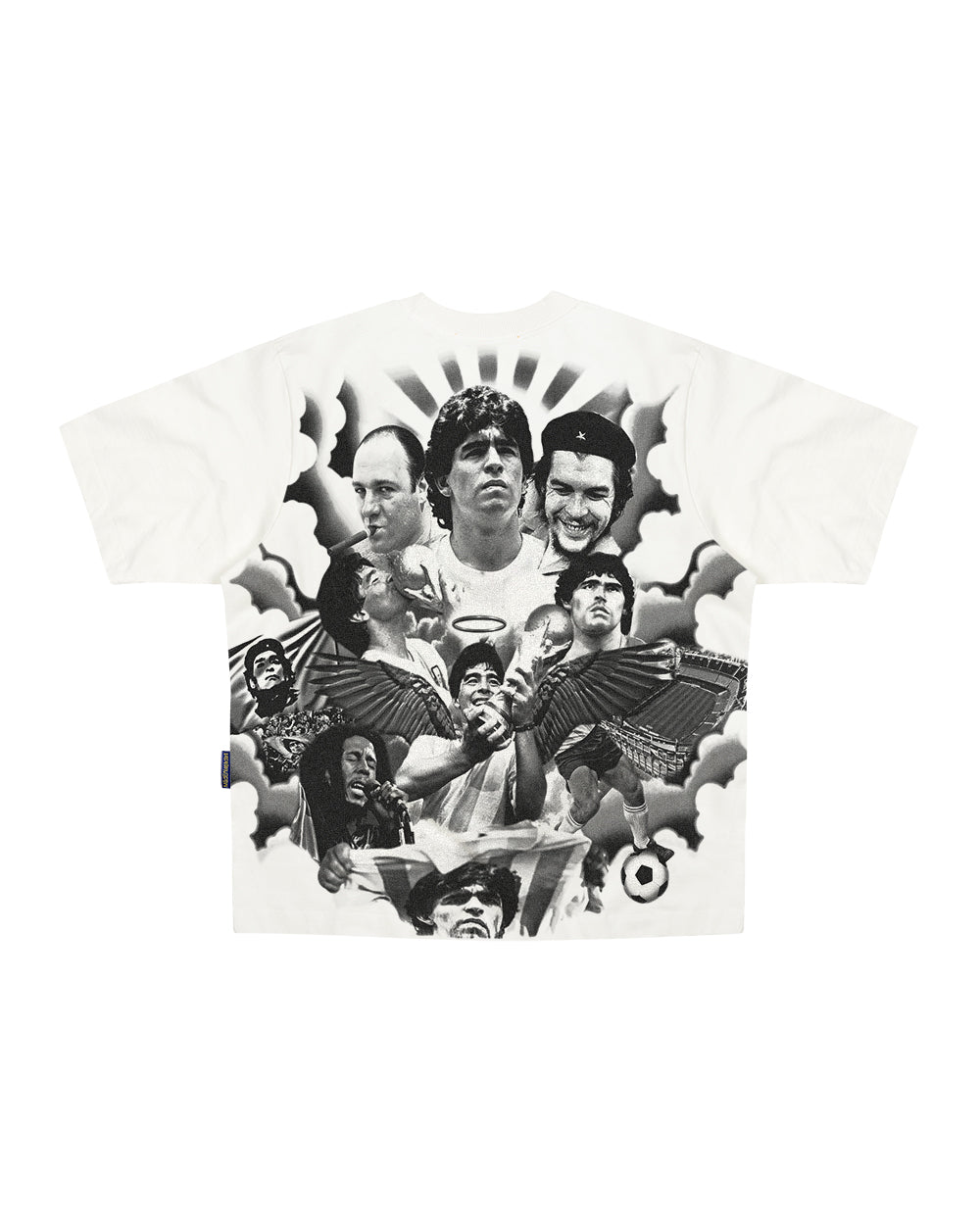 CAMISETA FULL BACK MURAL (OFF WHITE)