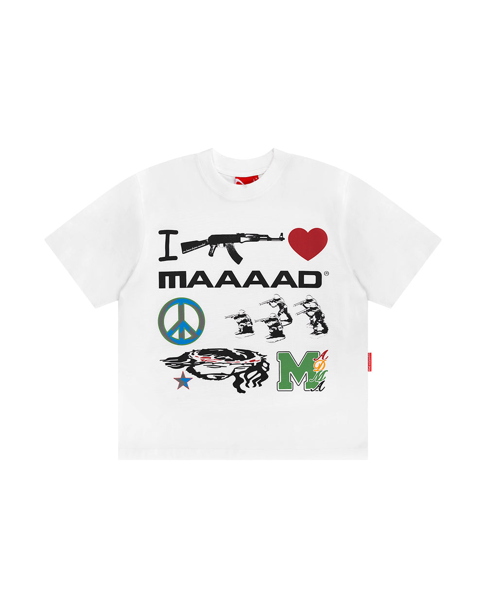 CAMISETA I LOVE MAD