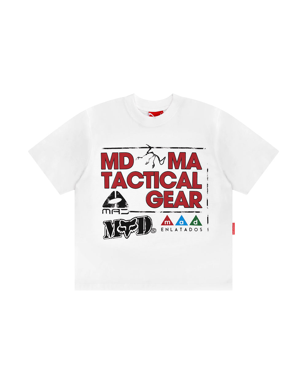 CAMISETA MAD TACTICAL GEAR BRANCA