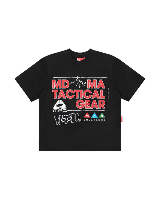 CAMISETA MAD TACTICAL GEAR PRETA