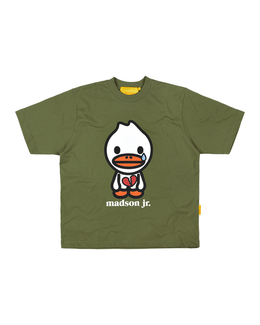 CAMISETA MADSON JR. CORAZÓN PARTIDO (VERDE)