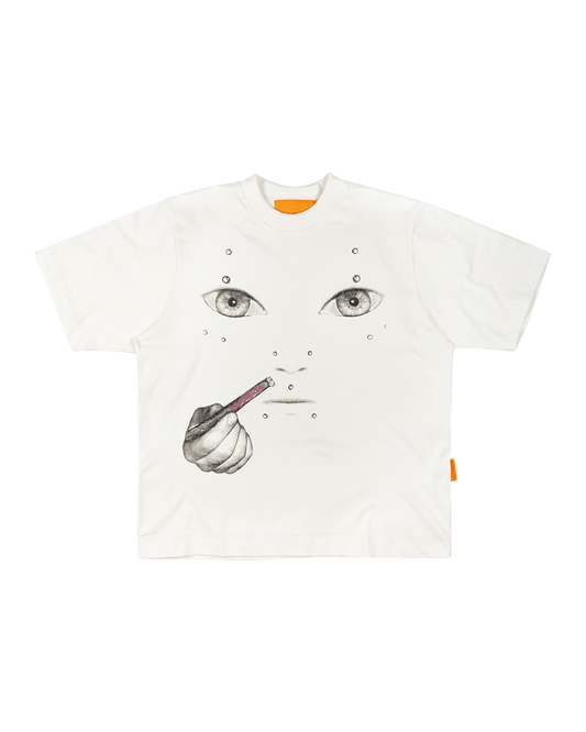 CAMISETA ALIEN BUFA (OFF-WHITE)