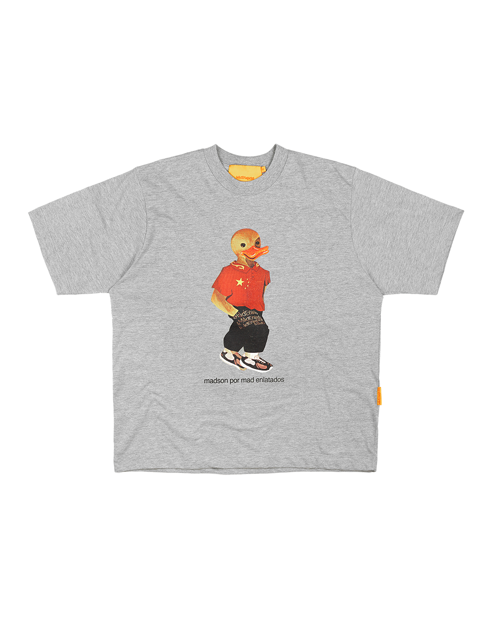 CAMISETA MADSON CHINA (CINZA MESCLA)