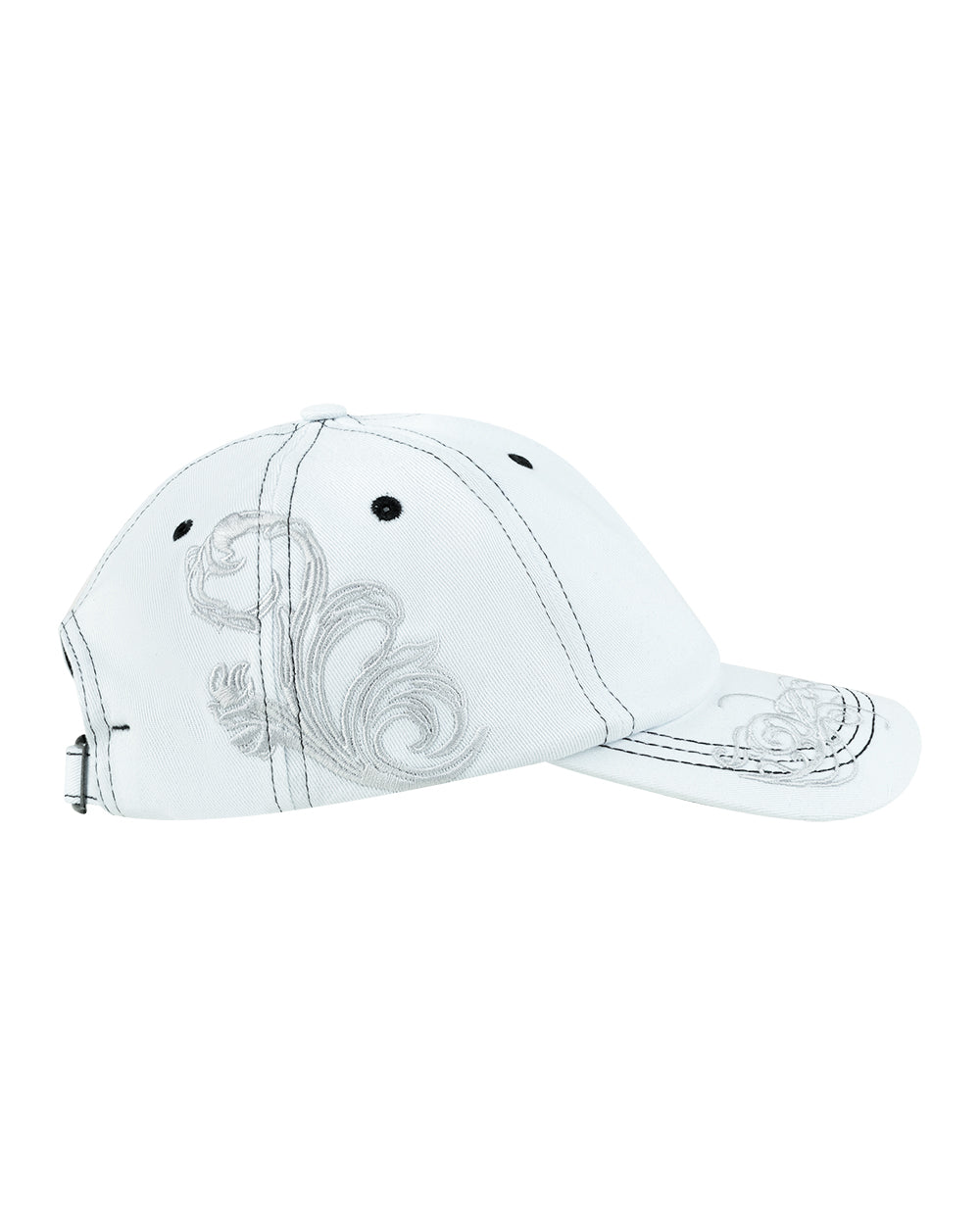 BONÉ BASEBALL - ARABESCO - BRANCO / PRETO