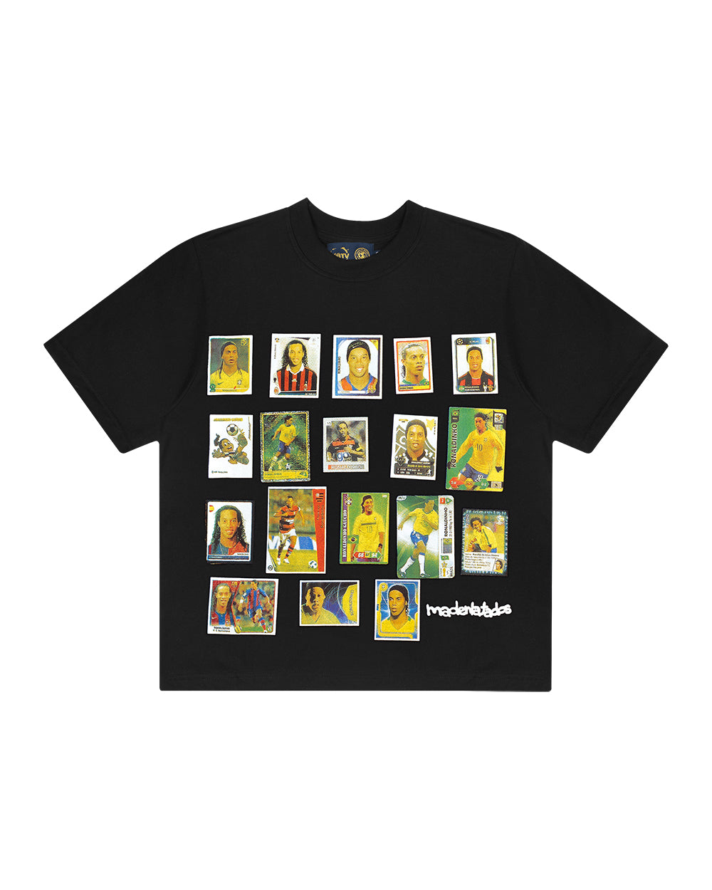 CAMISETA FIGURINHA NÚMERO 1 (PRETA)