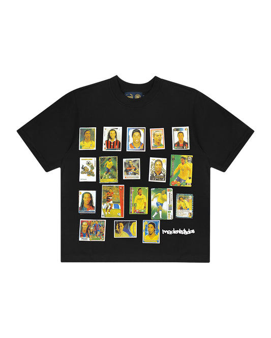 CAMISETA FIGURINHA NÚMERO 1 (PRETA)