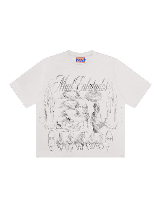 CAMISETA VAMOS DESENHAR (OFF WHITE)