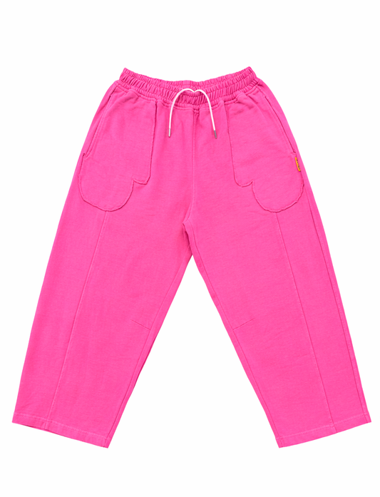 CALÇA BALÃO LUVINHA - TINGIMENTO (ROSA)