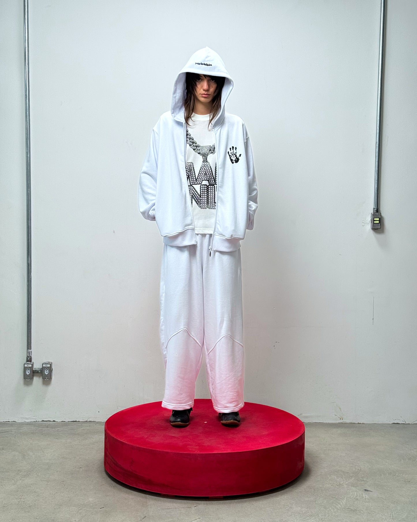 BLUSA MOLETOM KIT DNA (BRANCO)