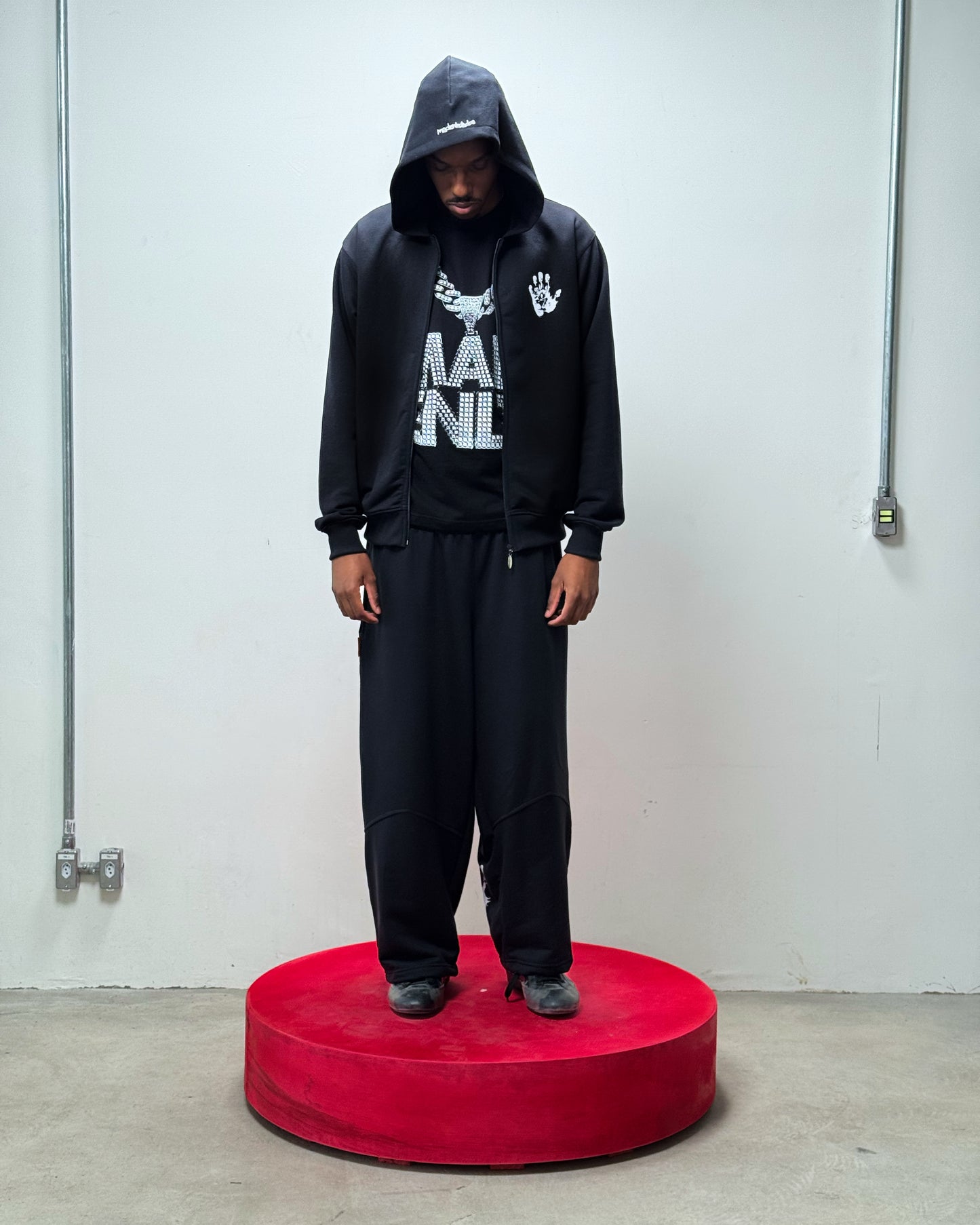 CALÇA MOLETOM KIT DNA (PRETO)