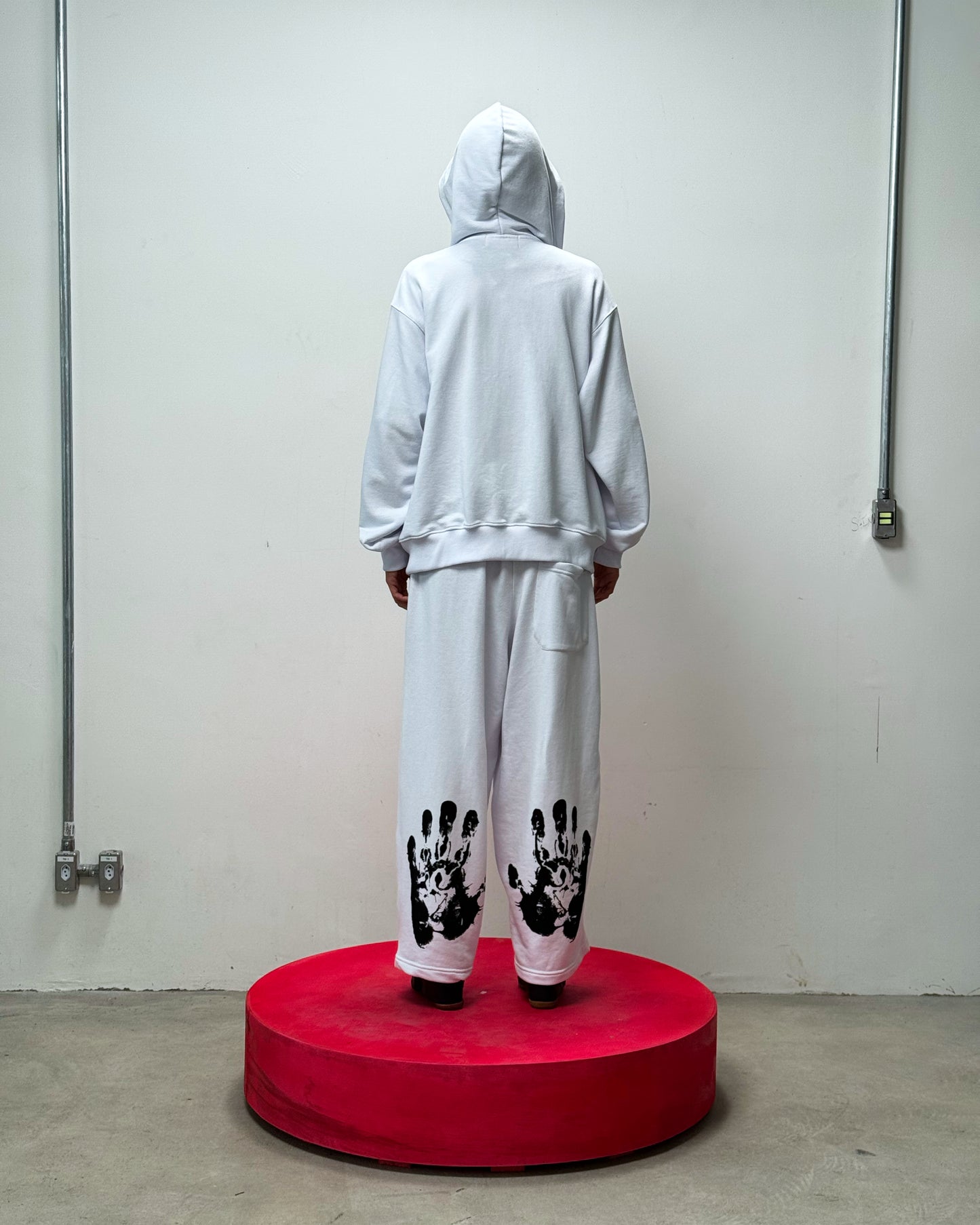 CALÇA MOLETOM KIT DNA (BRANCO)