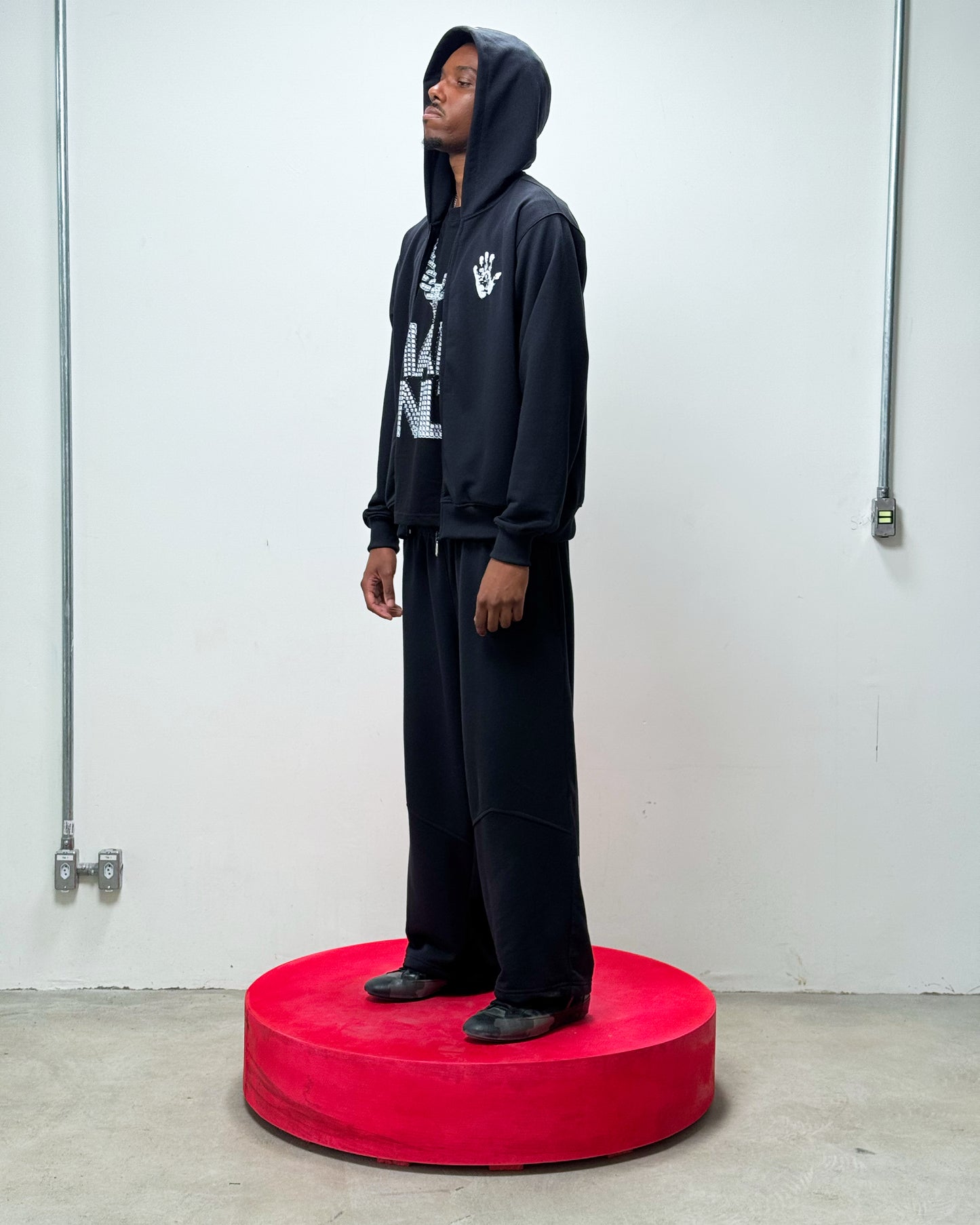 CALÇA MOLETOM KIT DNA (PRETO)