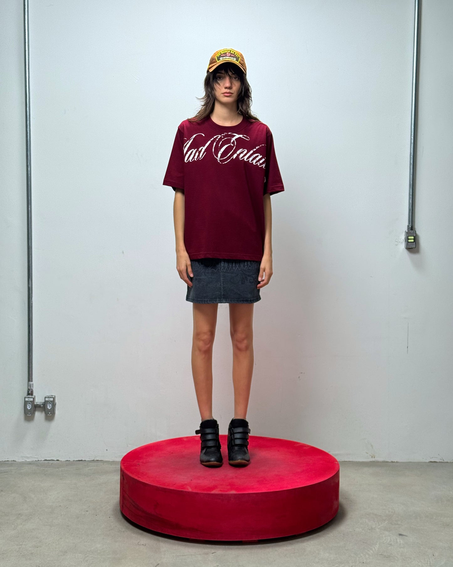 SAIA CURTA JEANS MAD ROCK