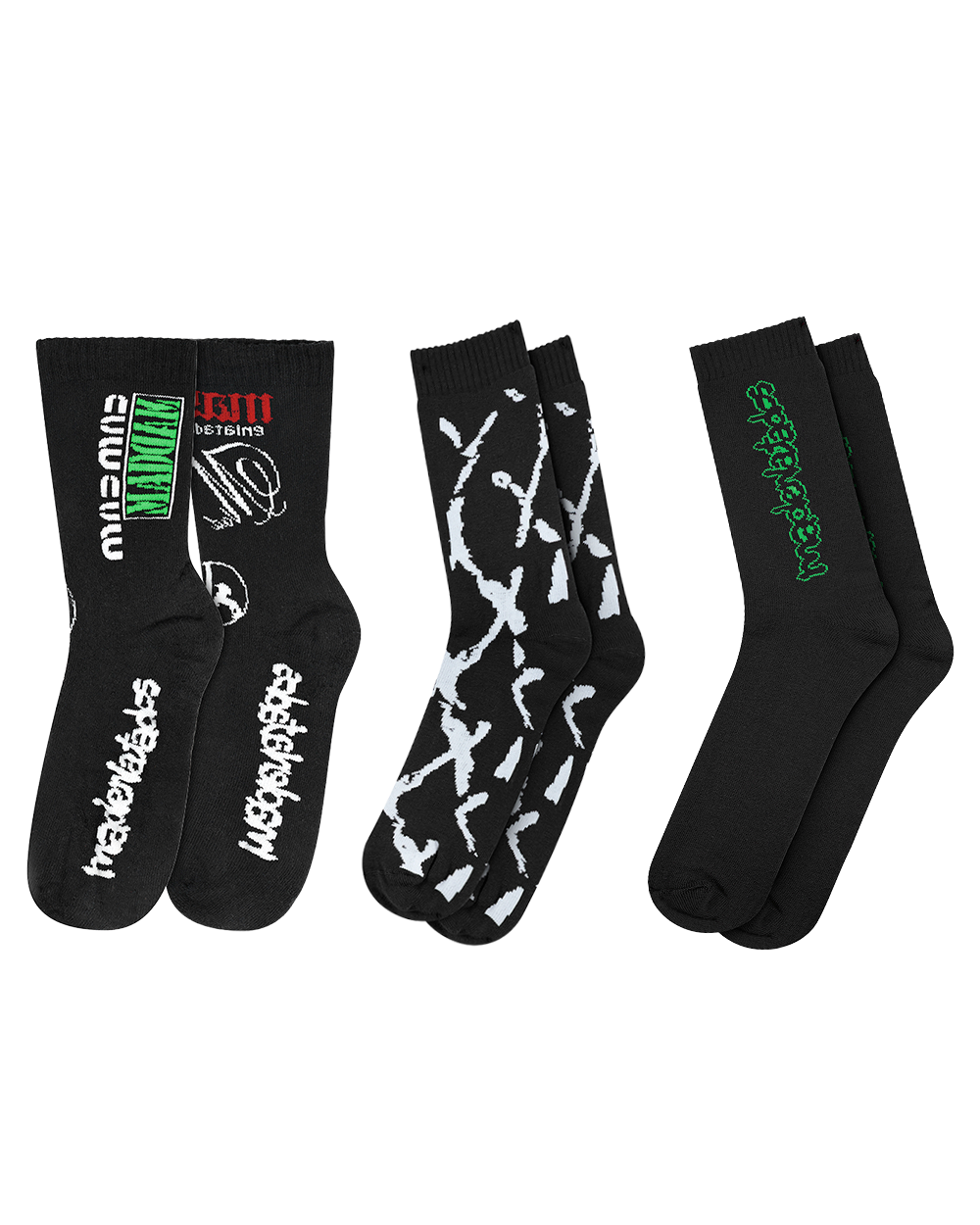 PACK 3 PARES DE MEIA MAD ENLATADOS